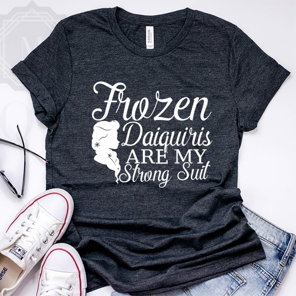Frozen ELSA theme Funny drinking T-shirt for Women - Picture 1 of 4